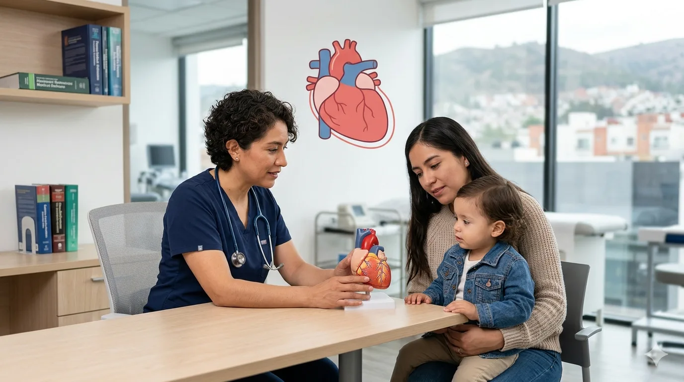 ¿Qué médico trata comunicación interauricular en niños?